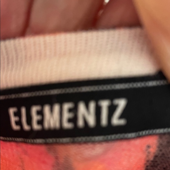 Vibrant Pink and Orange Women's Top and sweater size L includes jewelry - Picture 2 of 12